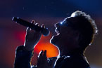 Bono  im Letzigrund