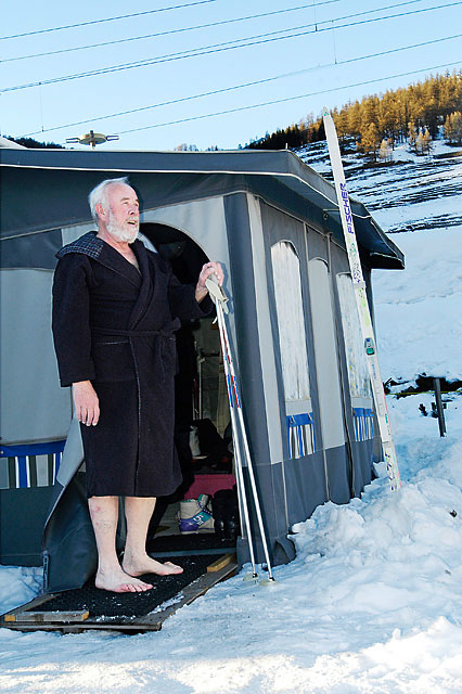Camping in Madulain
