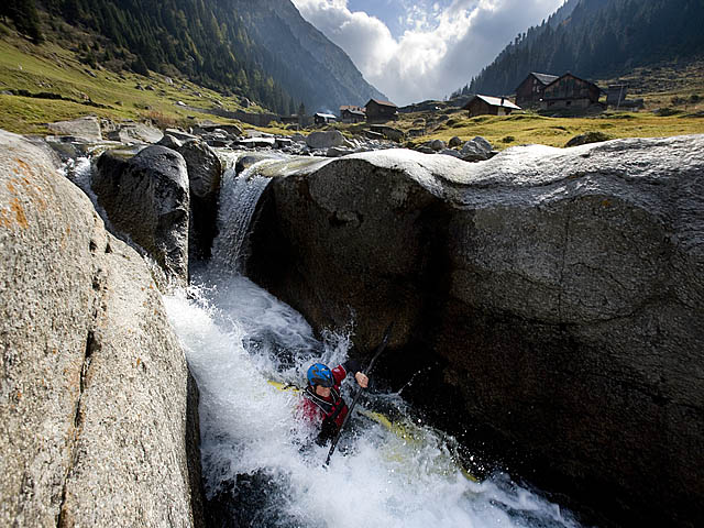 Kanufahrer Val Christalina