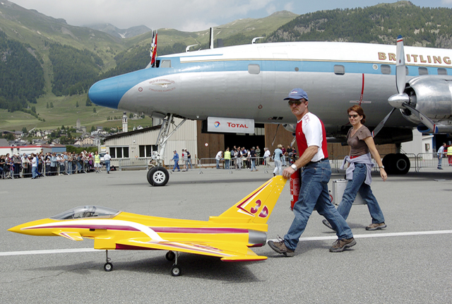 Flugschau in Samedan